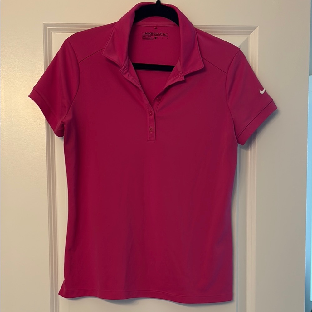 Nike Women's Pink Polo Shirt